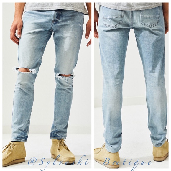 🔥PacSun Light Destroy Skinny Jeans NWT - Picture 2 of 9